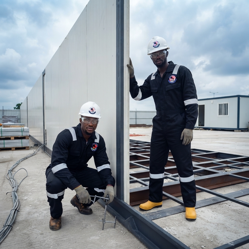 Jaletan engineers working on site
